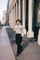 Cohen Fair Isle Wool Cardigan - Beige