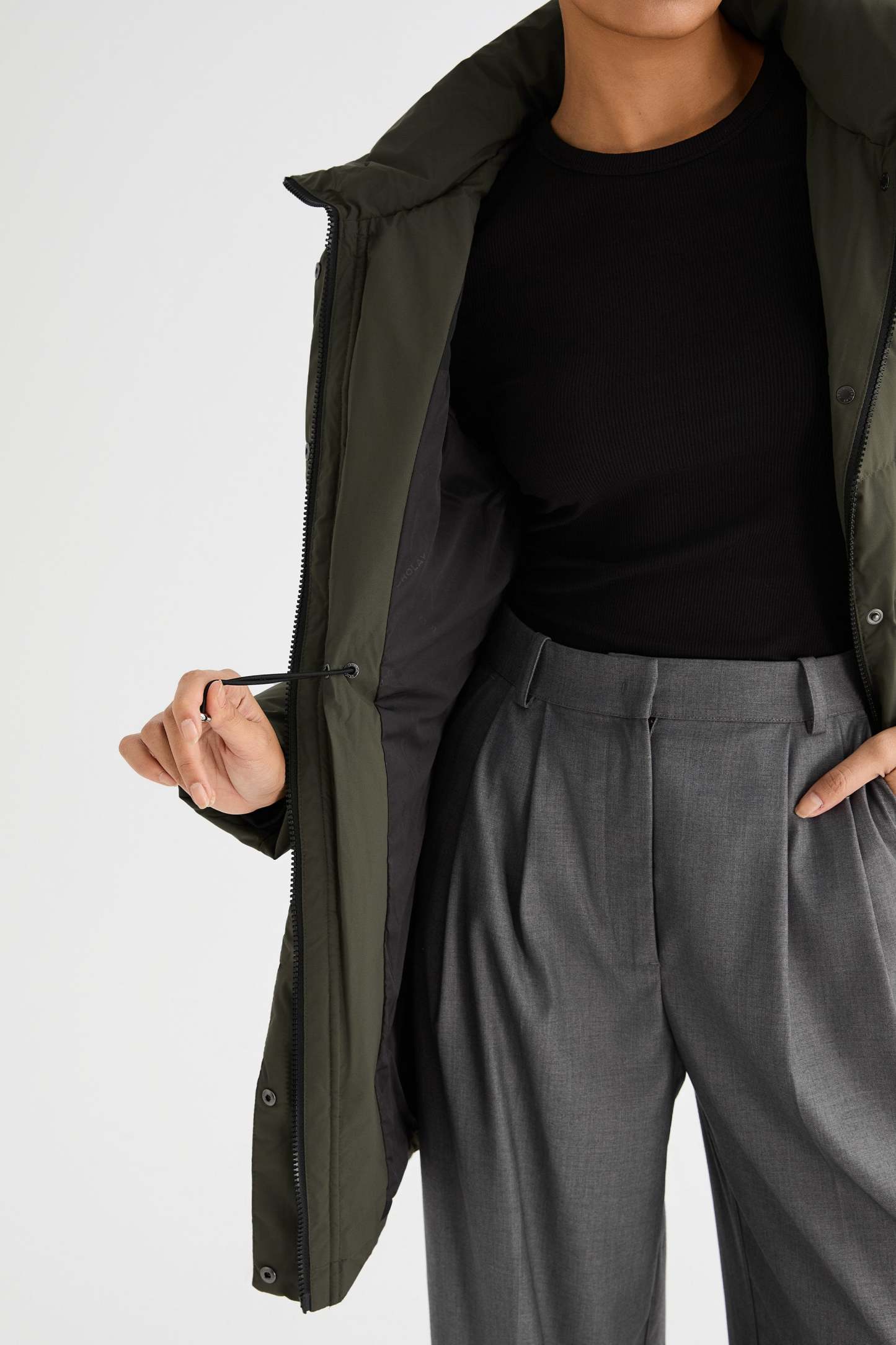 Waterproof Thickened Down Jacket with Hood