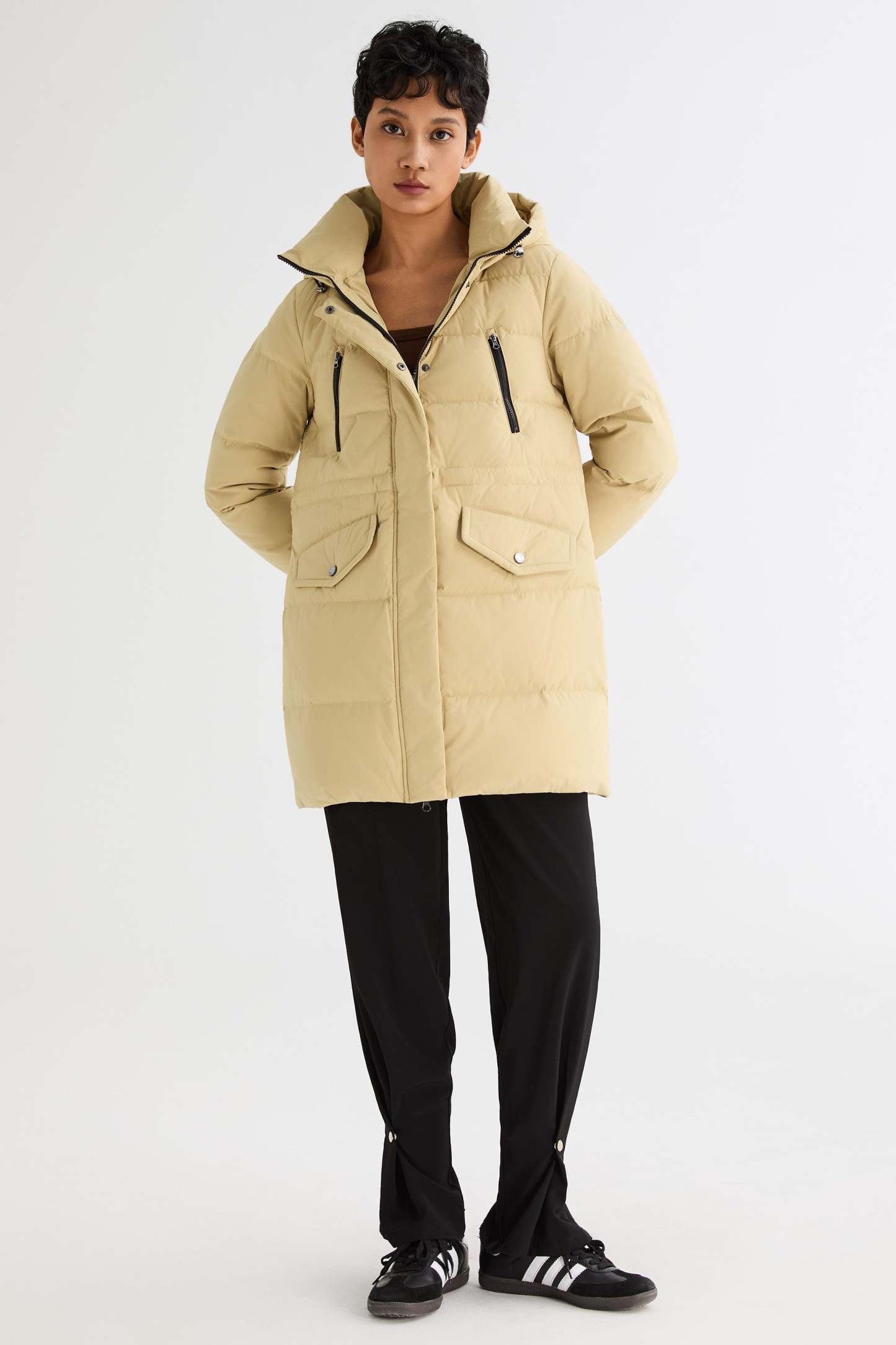 Waterproof Thickened Down Jacket with Hood