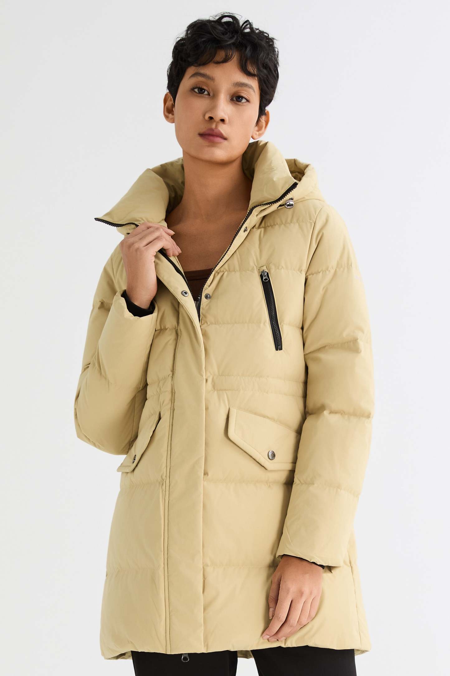 Waterproof Thickened Down Jacket with Hood