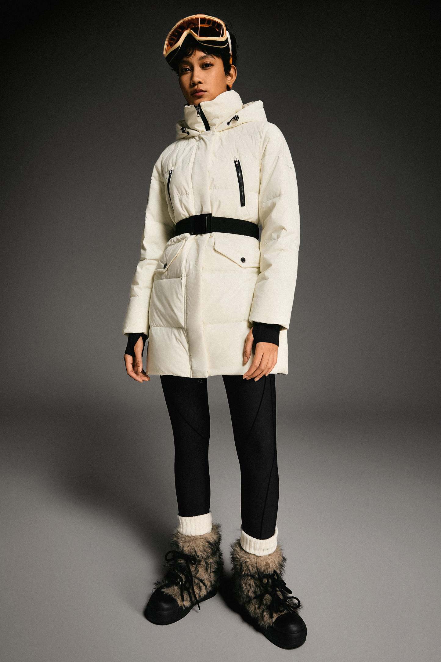 Waterproof Thickened Down Jacket with Hood