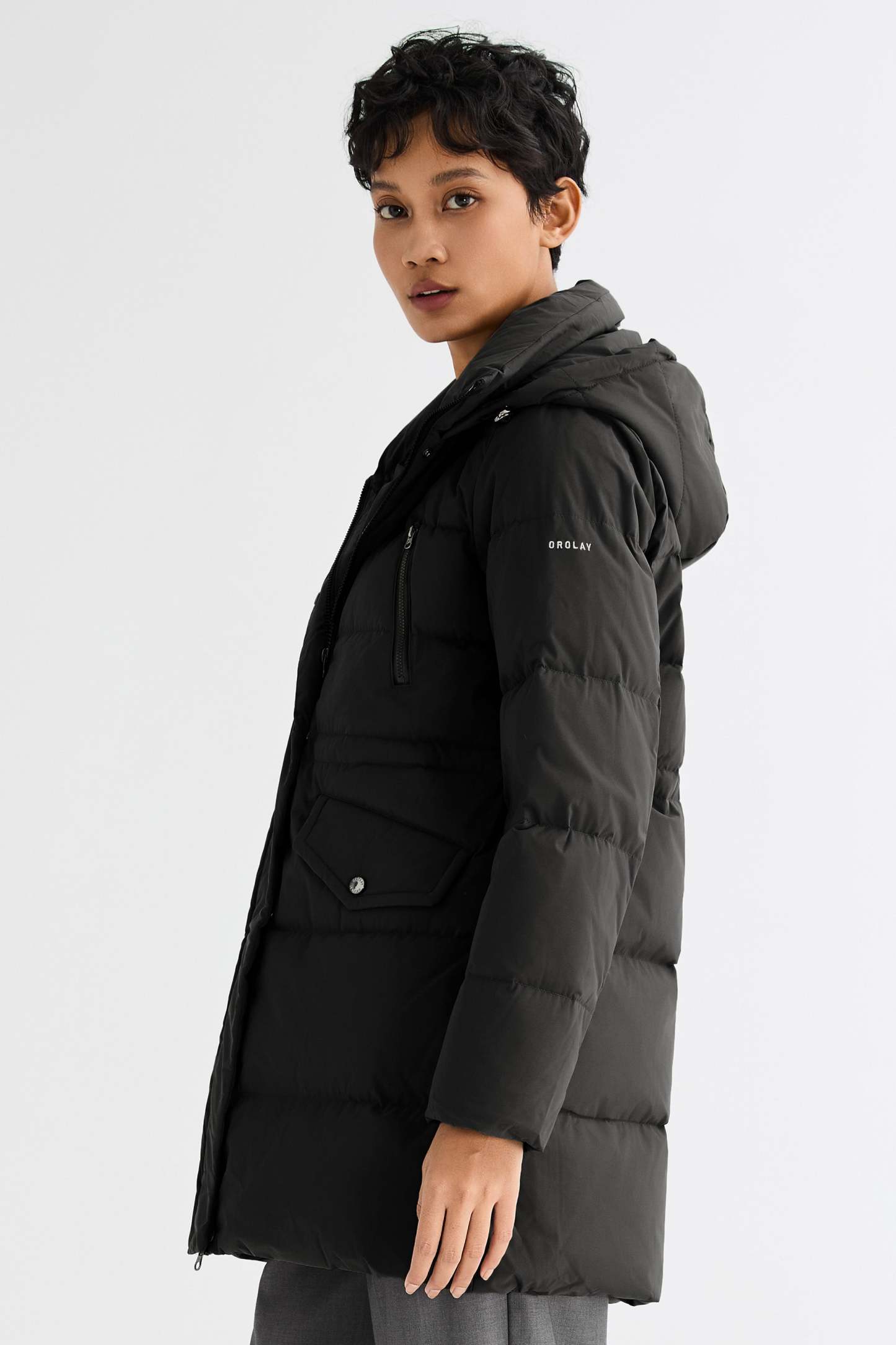 Waterproof Thickened Down Jacket with Hood