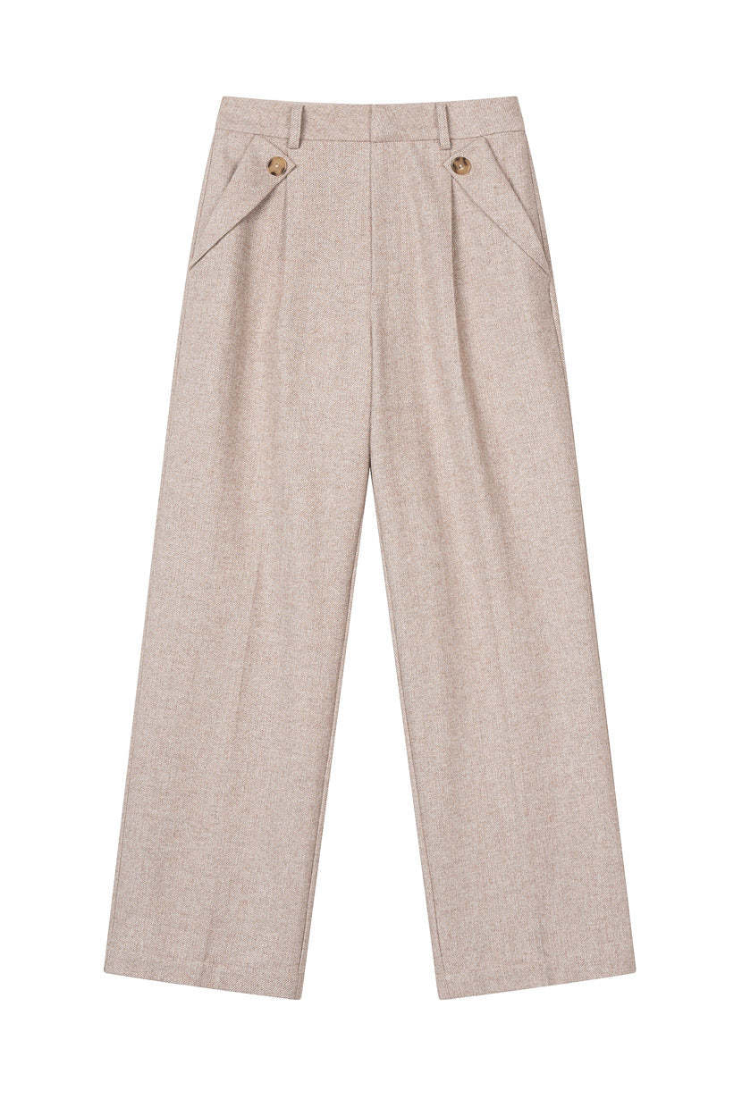 Reign Wool Pants - Oatmeal