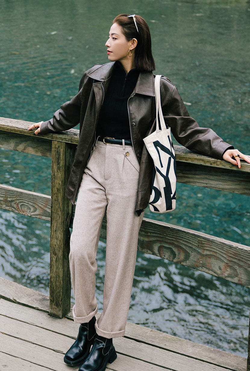 Reign Wool Pants - Oatmeal