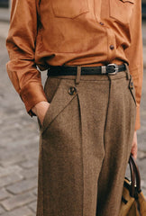 Reign Wool Pants - Hazelnut