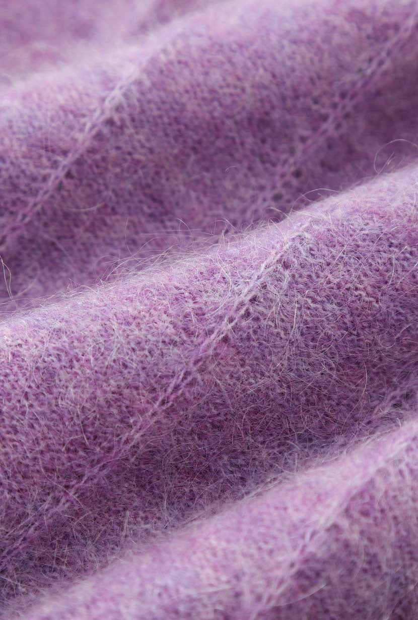 Diane Mohair Cardigan - Plum