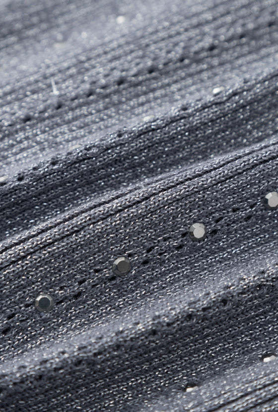 Reine Cotton Cardigan - Grey