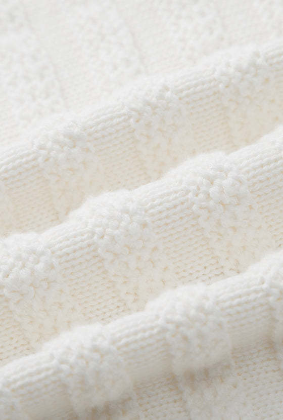 Cindy Cotton Cardigan - Ivory