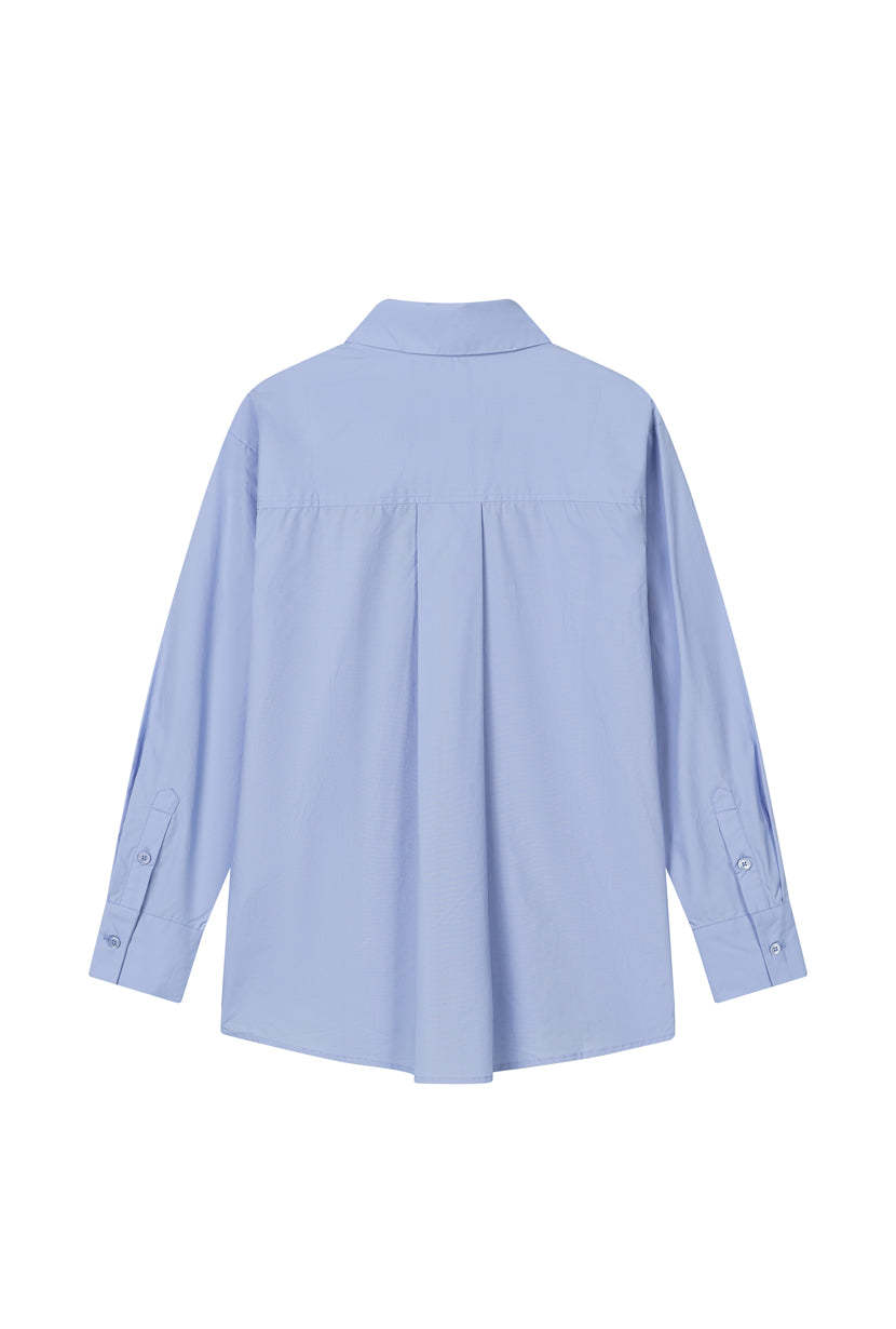 Coleen Cotton Shirt - Blue