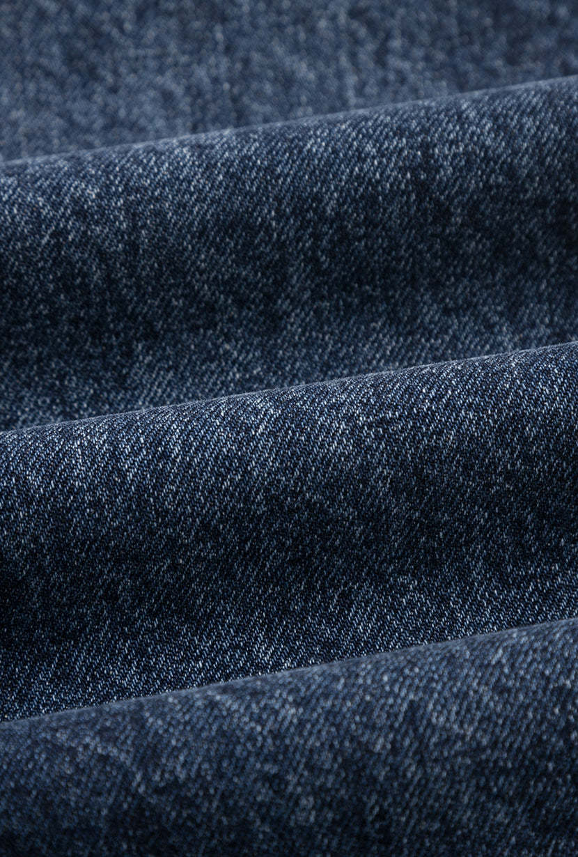 Bentley Straight Cropped Jeans - Dark Indigo