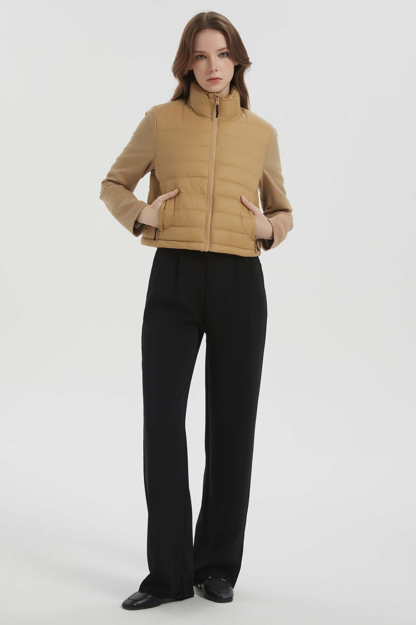 Lightweight Jacket Quilted Puffer Hybrid Breathable