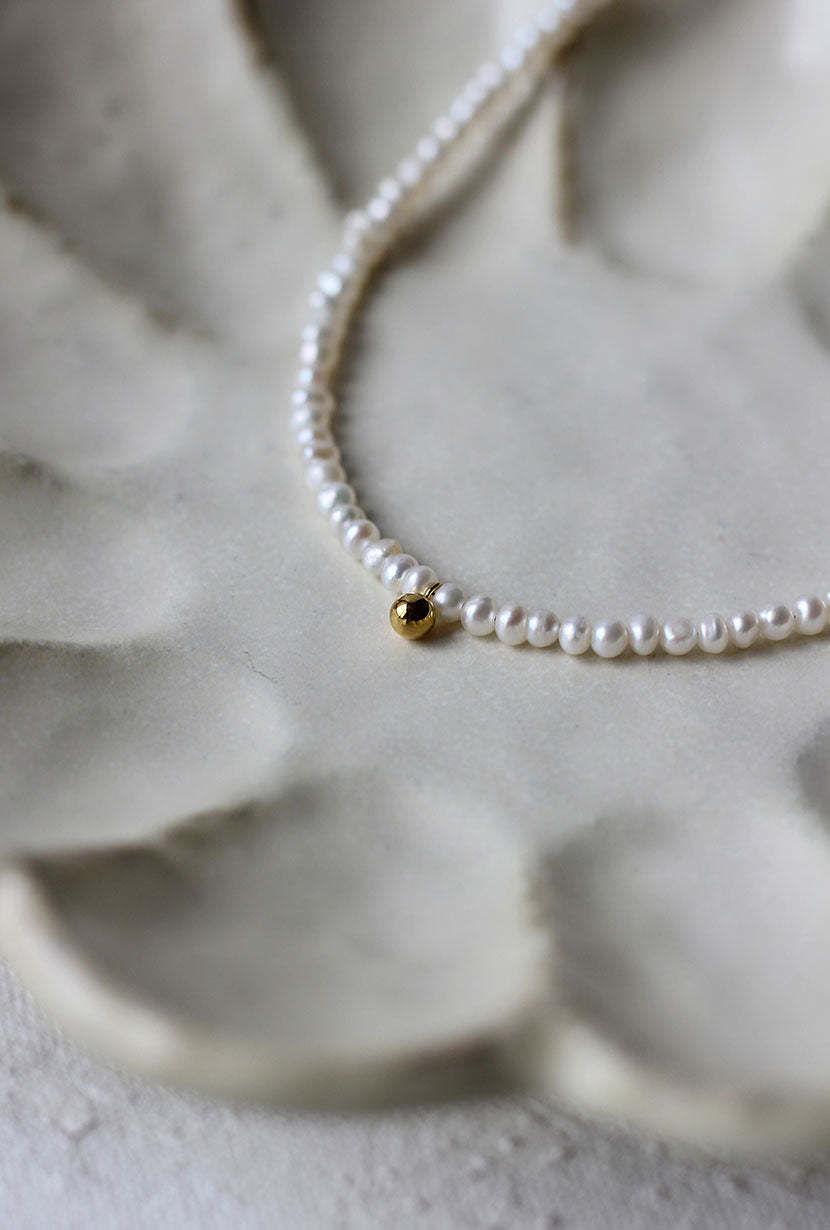 Tiny Pearl Necklace